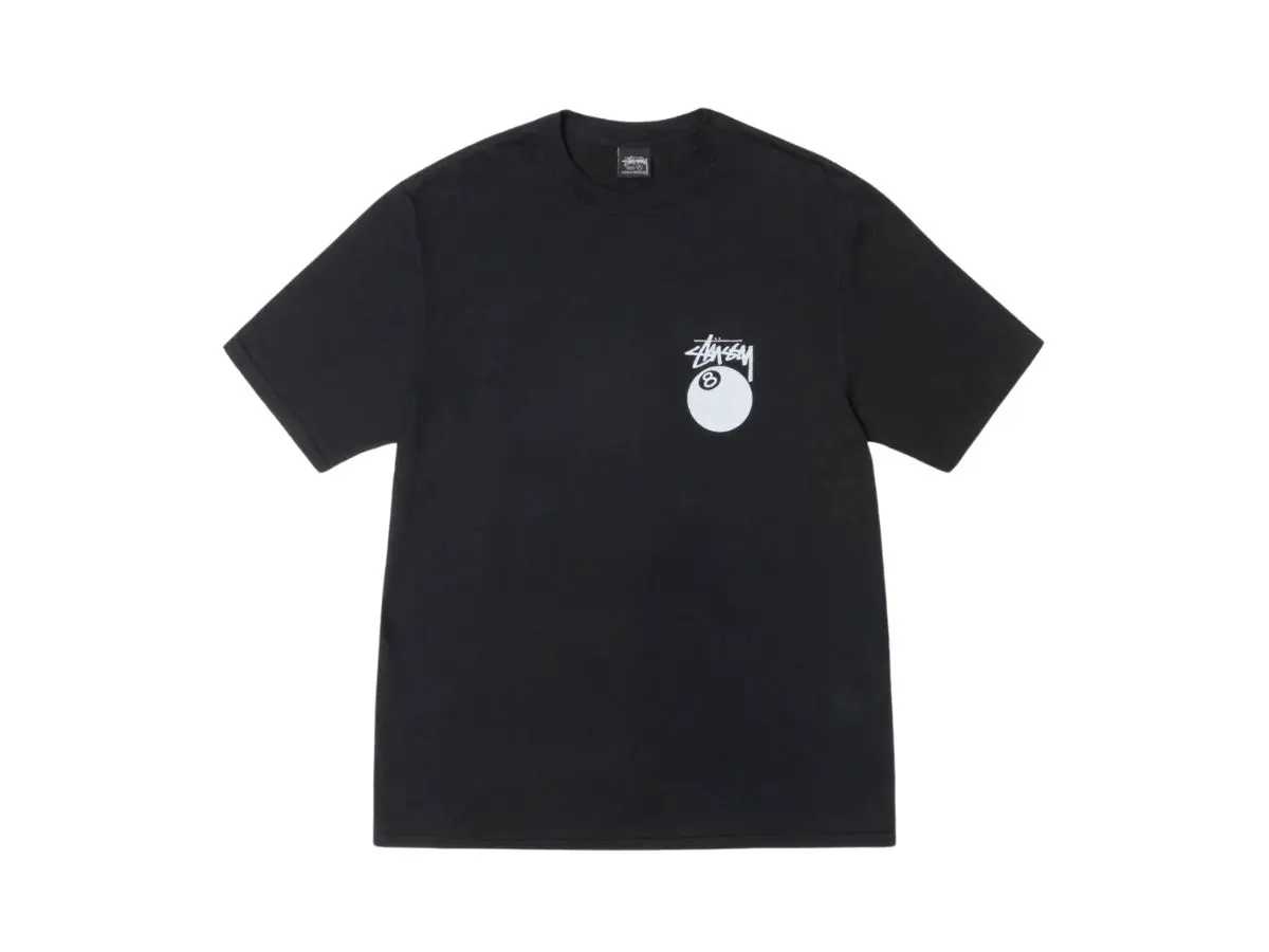 Stussy 8 Ball Tee Pigment Dyed (Black)