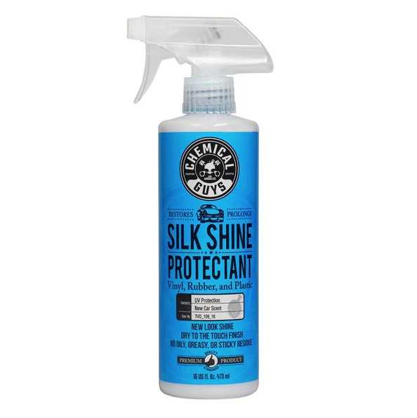 Silk Shine Protectant Vinyl, Rubber, and Plastic I Bottle 16 oz.