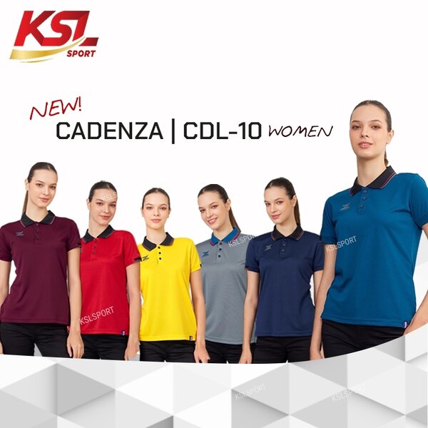 เสื้อโปโลผู้หญิง CADENZA (คาเดนซ่า) รุ่น CDL-10 WOMEN สีชุดที่ 2