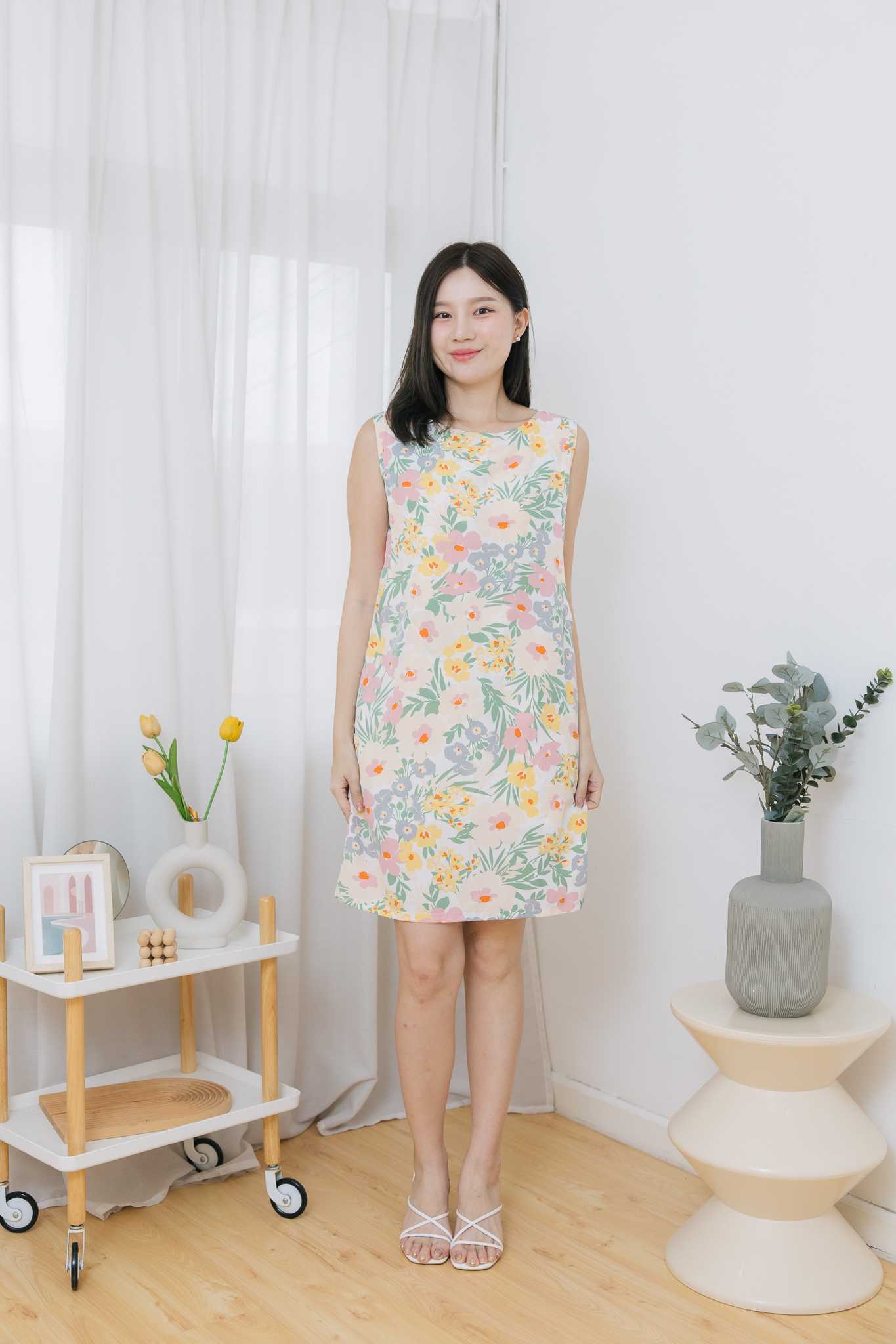 ชุดให้นม Pastel basic dress