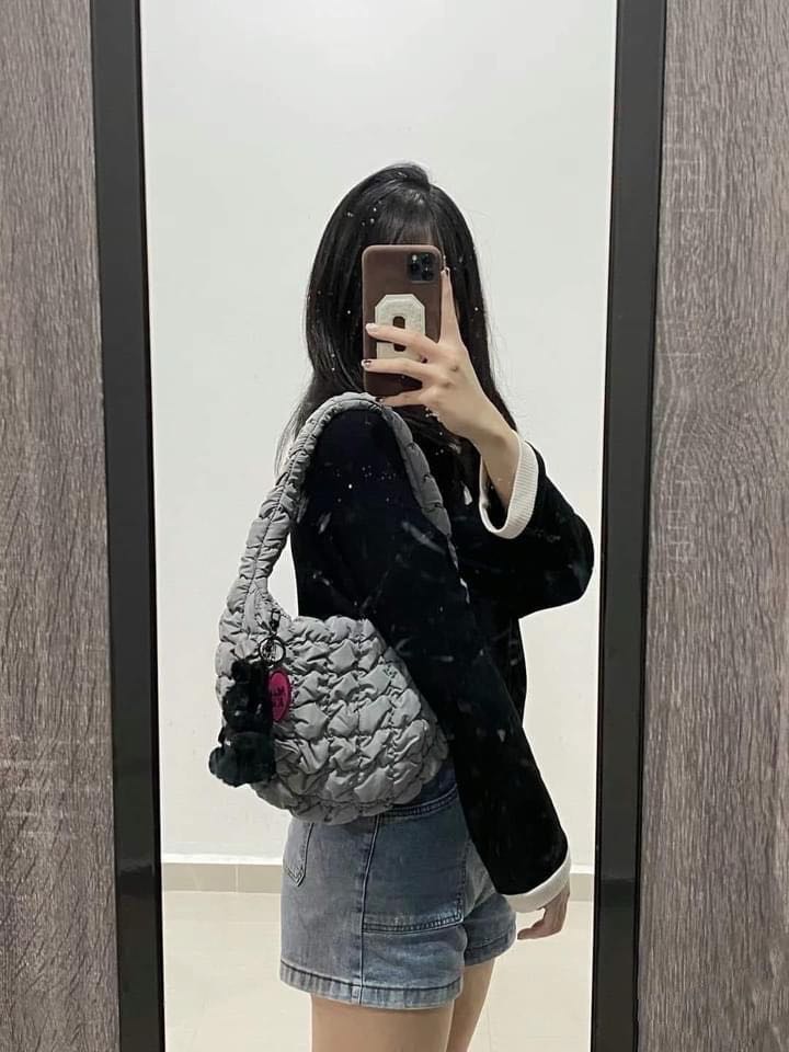 COS Quilted Mini Bag -  Grey 