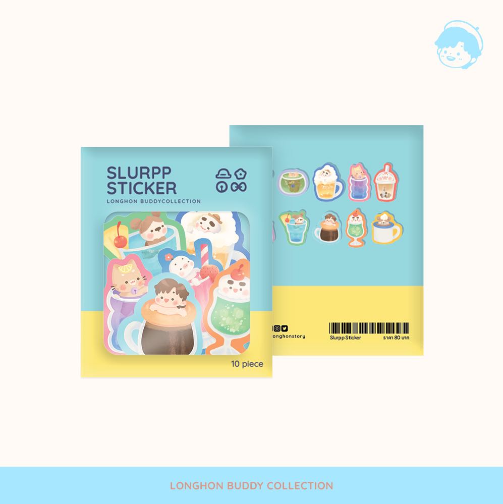 Slurp sticker set