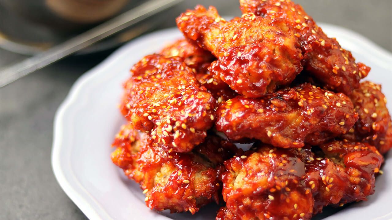 ปิ่นโตไก่ป๊อป Pinto Spicy chicken pop
