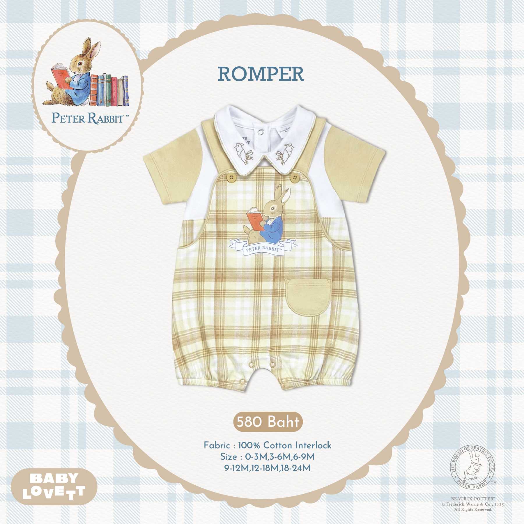 03 (Aug) Peter Rabbit 2 - Romper