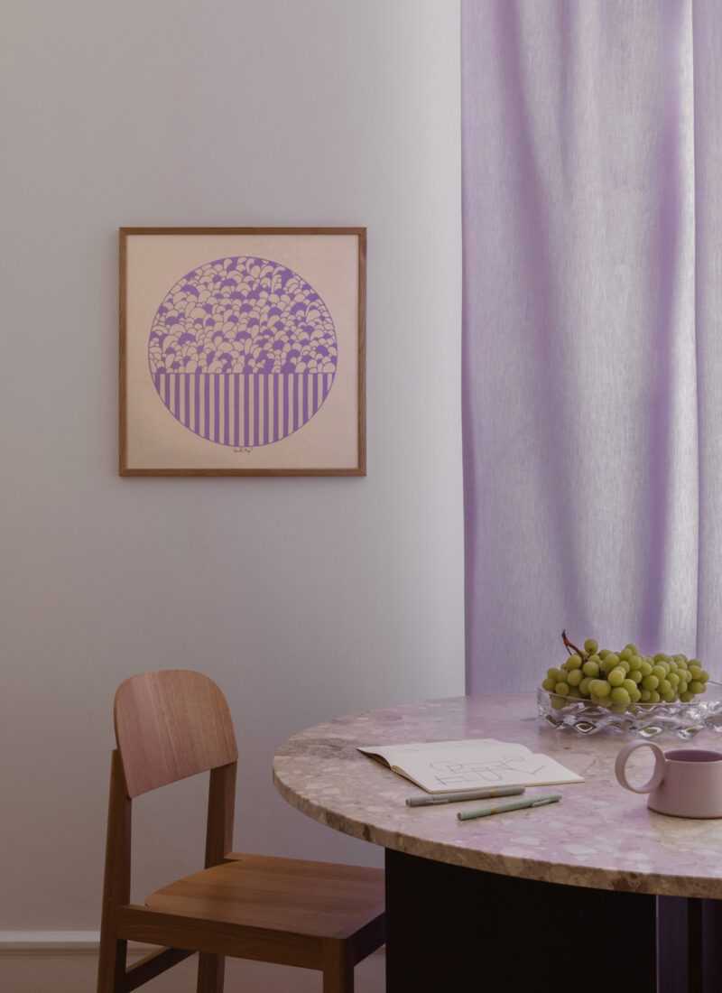 Bows and Stripes BY LITTLE DETROIT (SIZE 50 x 50 cm.)