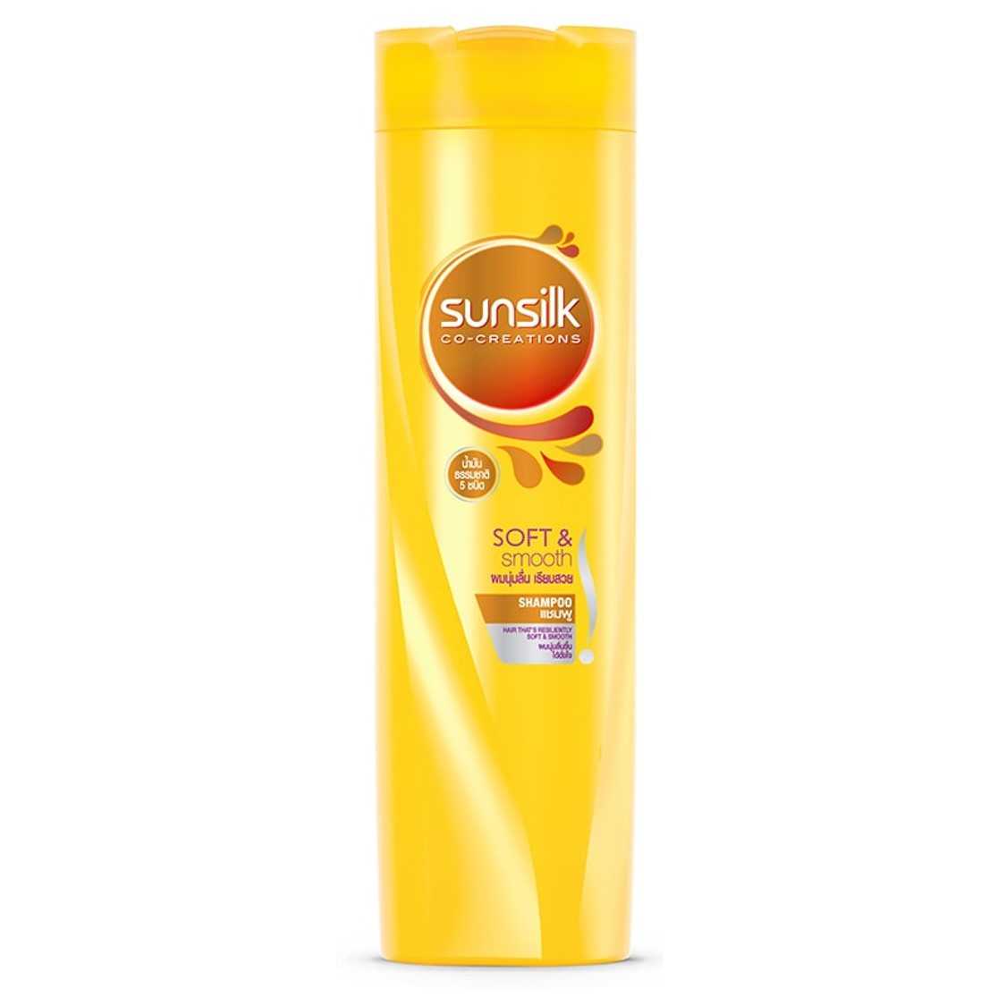 [Unilever] ซันซิล แชมพู ซอฟแอนด์สมูท สีเหลือง ขนาด 320 มล.