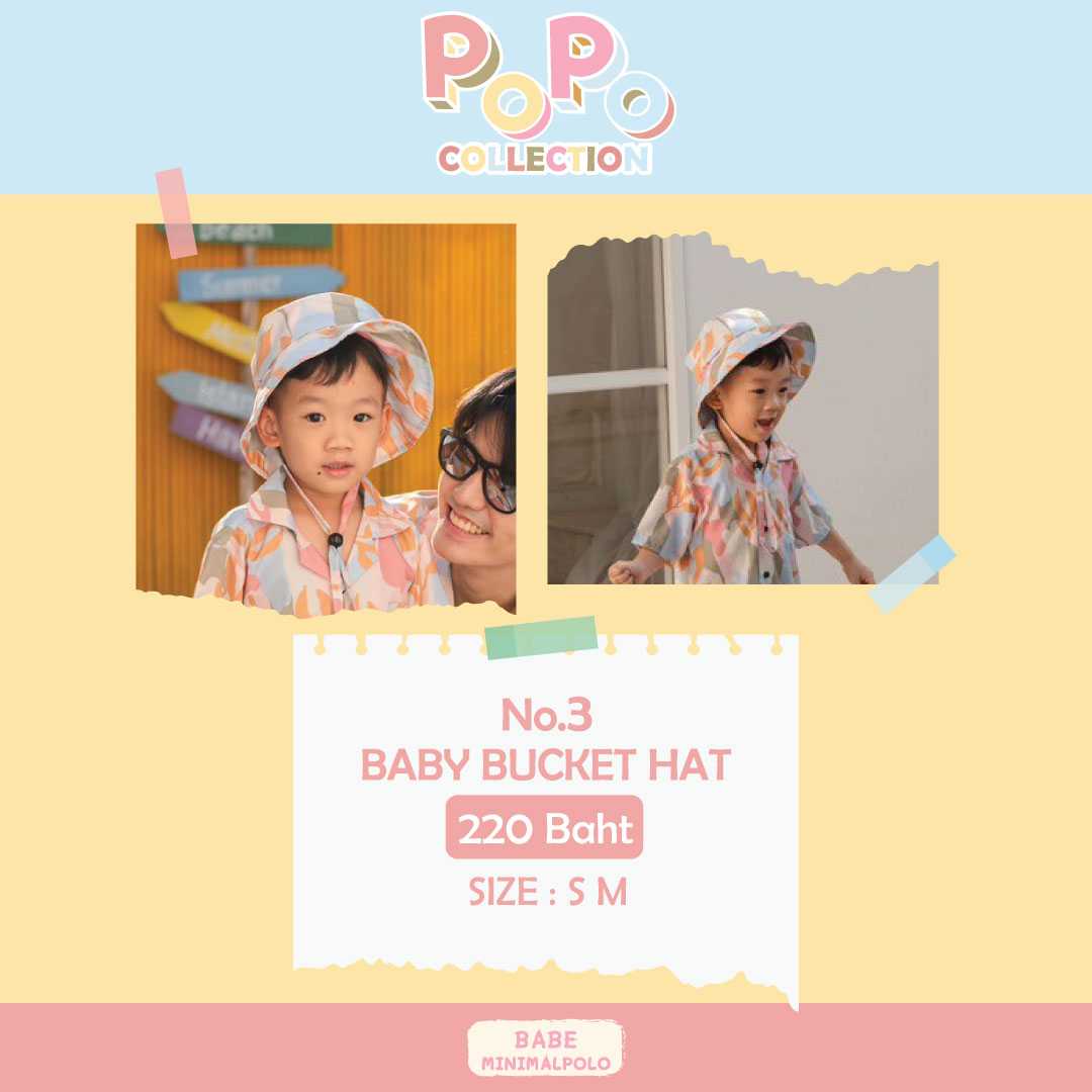 3.Popo Baby Bucket Hat