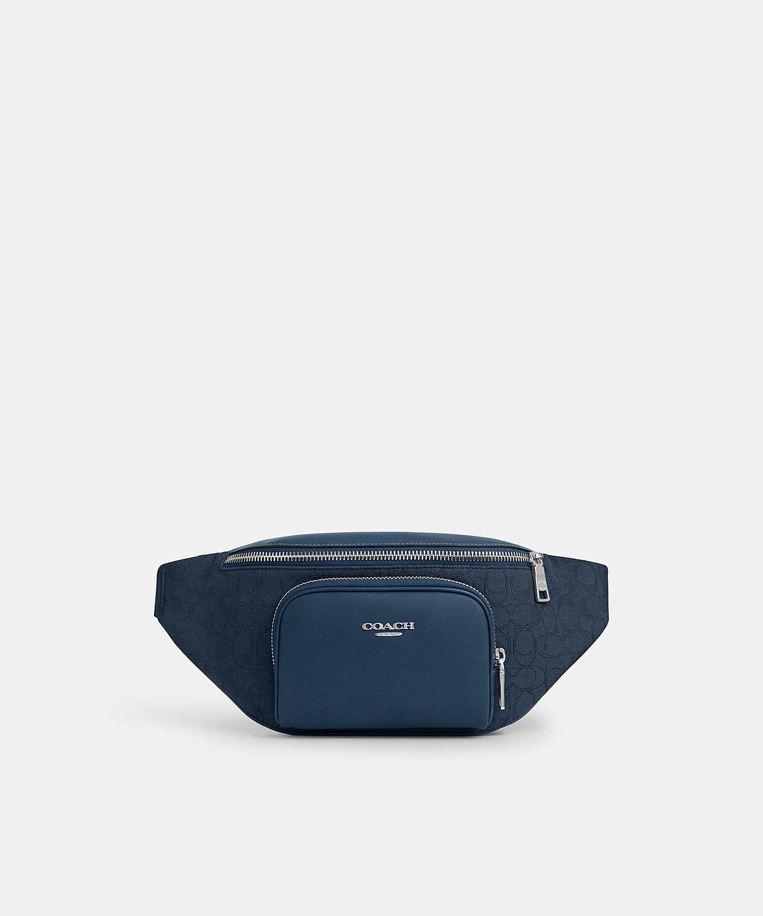 COACH RACER BELT BAG IN SIGNATURE JACQUARD CW175 SVPM1