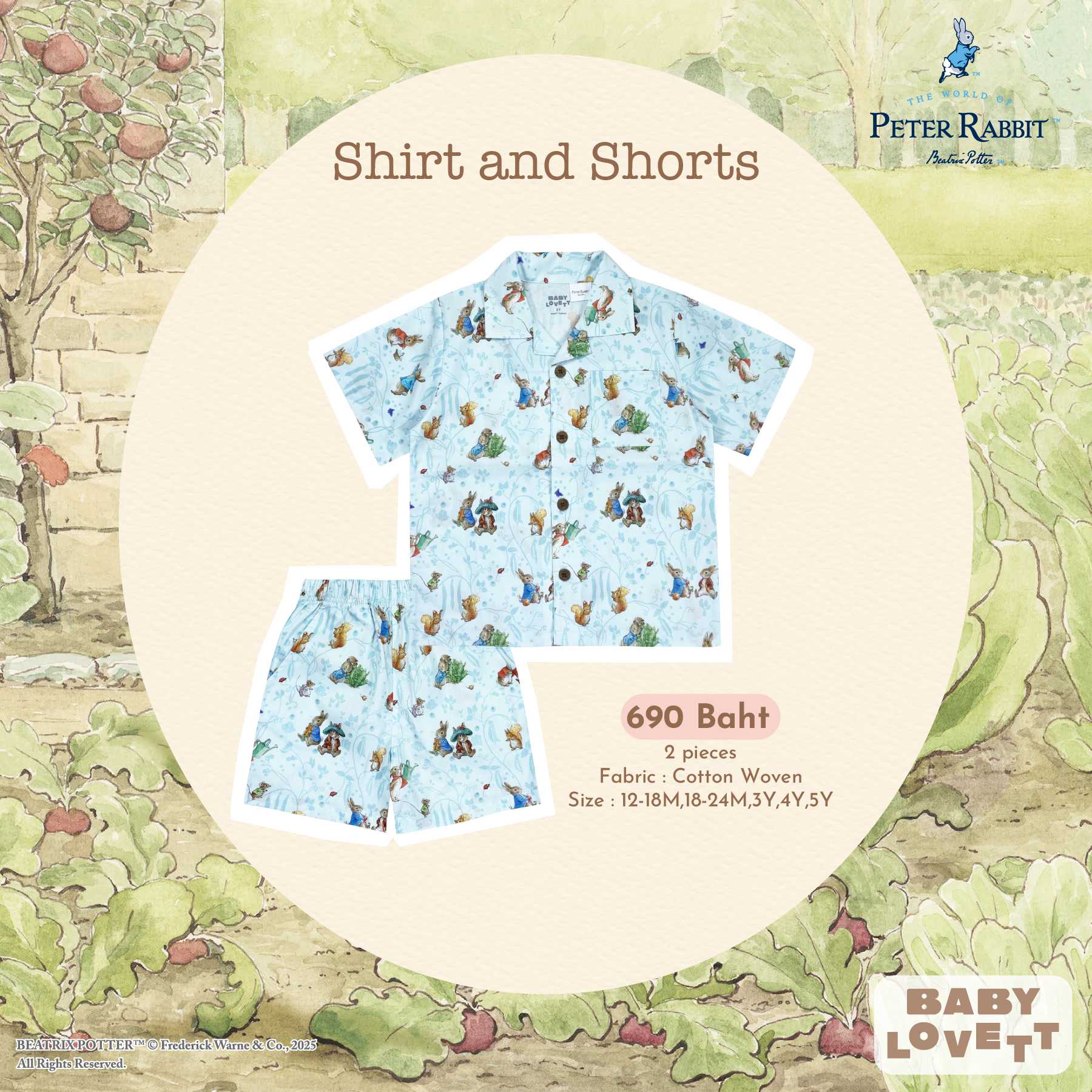 10 (Ep.3) Peter Rabbit - Shirt and Shorts