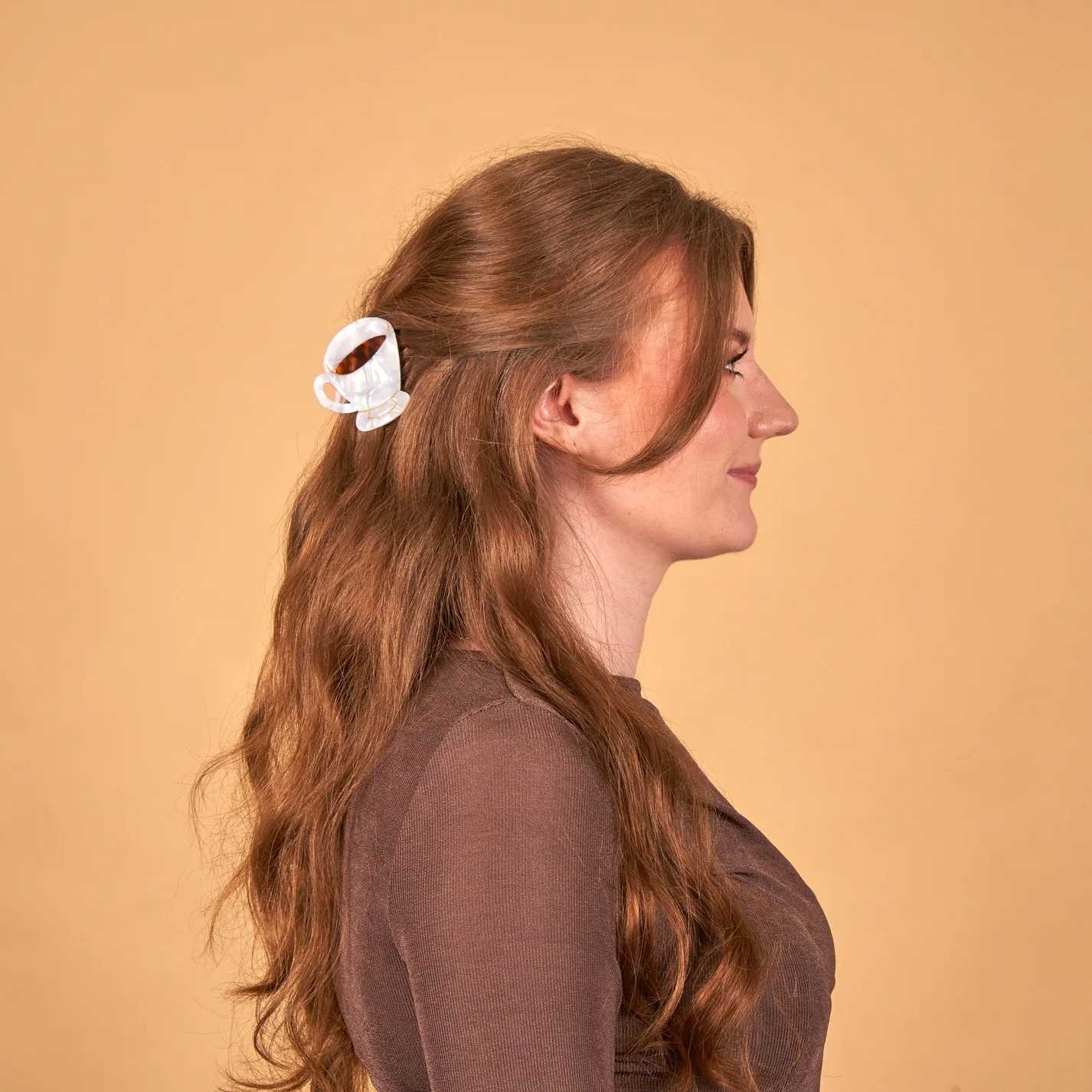 Coucou Suzette Hair Claw - Coffee