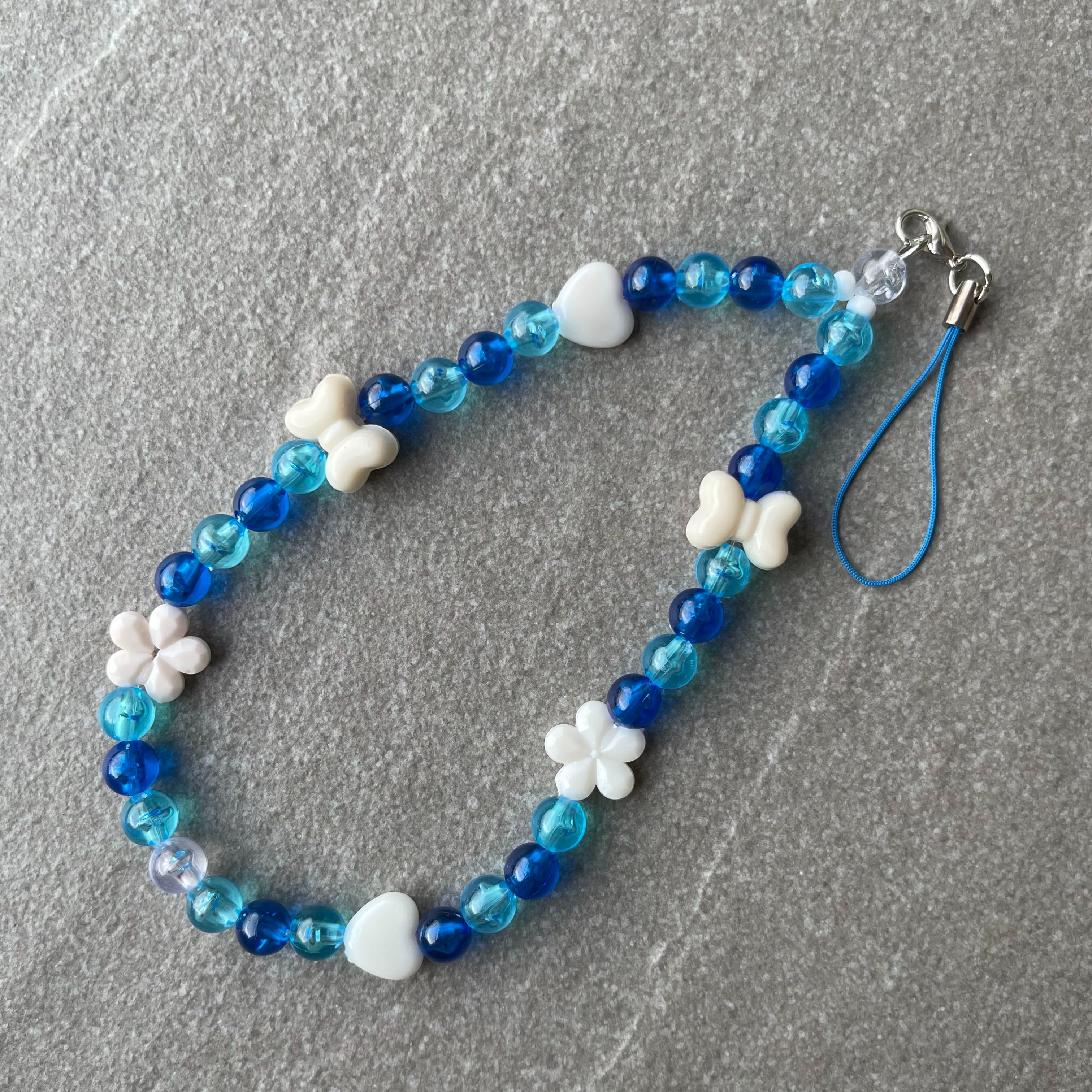 ☻︎ พร้อมส่ง ☻︎ (Ready to ship!)  BLUE SKY☁️  Phone Strap