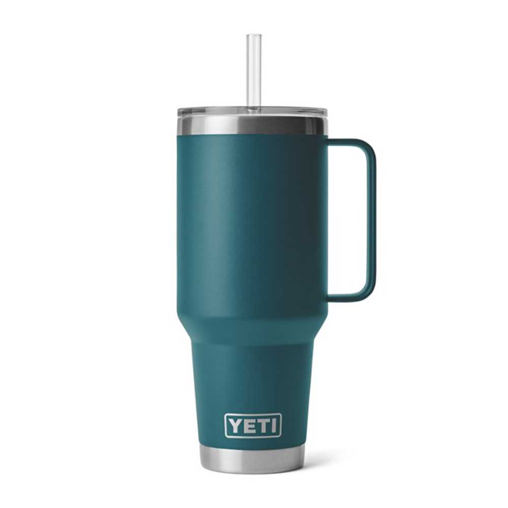 YETI แก้วเยติ เก็บความเย็น รุ่น RAMBLER 42 OZ MUG WITH STRAW LID AGAVE TEAL