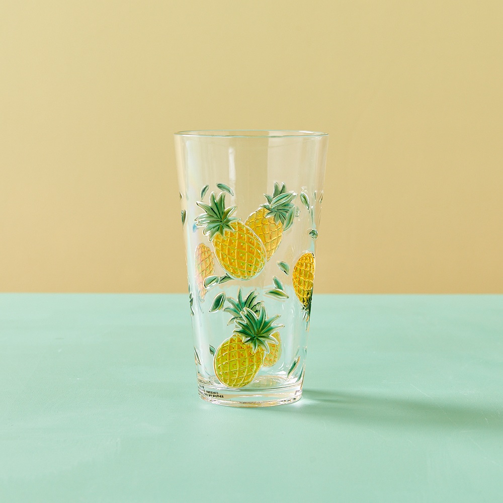 (Pre-order)  Summer Costa - Acrylic Pineapple Embo Tumbler 600 ML