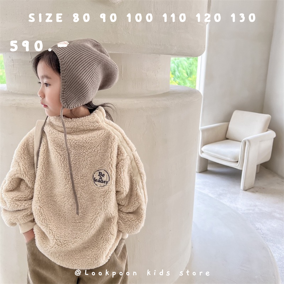 Winter❄️Fleece Sweatshirt เสื้อกันหนาวคอเต่าผ้าฟลีซ