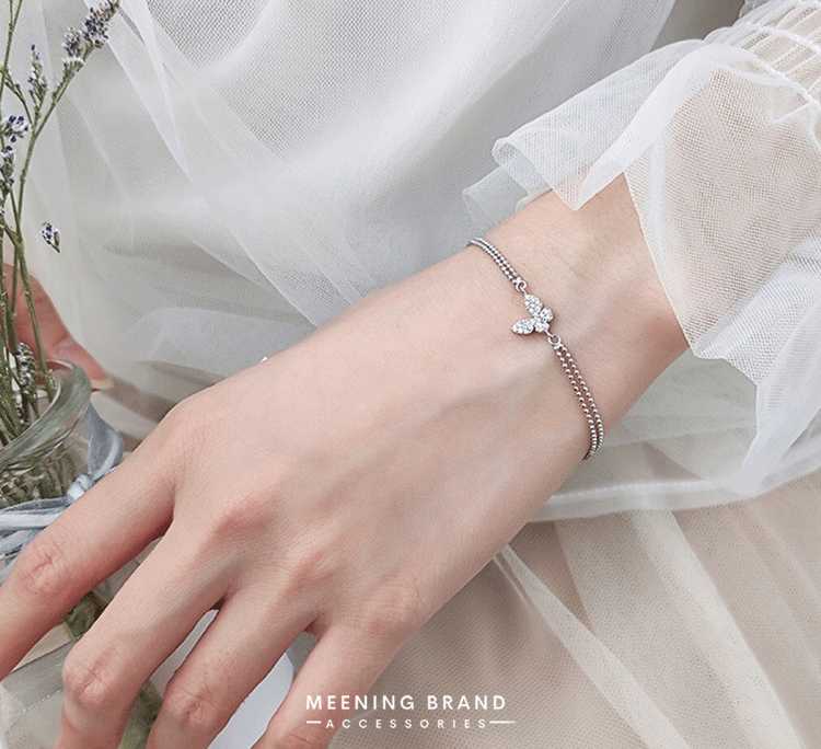 MeeningBrand ❥ สร้อยข้อมือ : BUTTERFLY DIAMOND