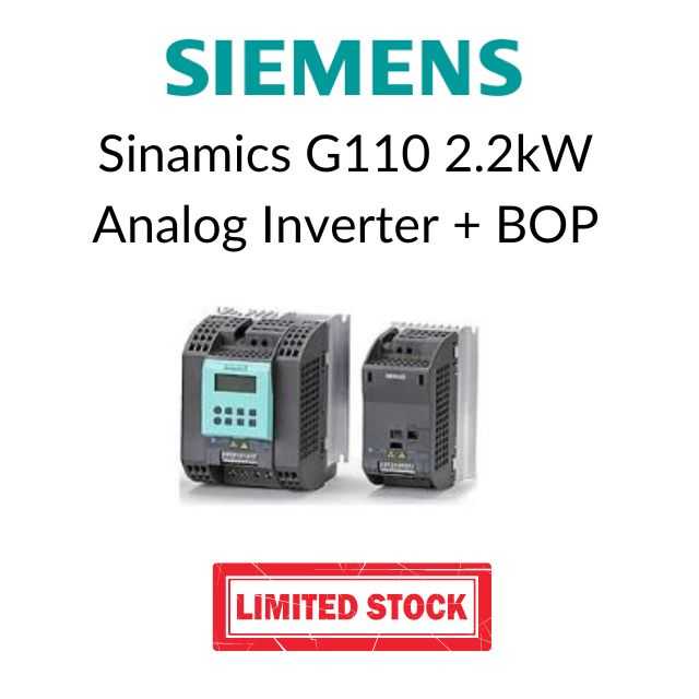 Siemens Sinamics G110 Inverter 2.2kW