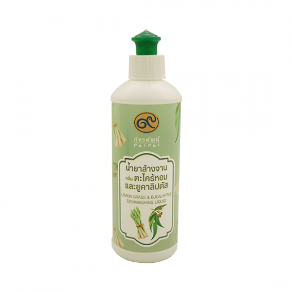 น้ำยาล้างจานกลิ่นตะไคร้หอมและยูคาลิปตัส ขนาด 220 มล. (Lemon Grass & Eucalyptus Dishwashing Liquid)