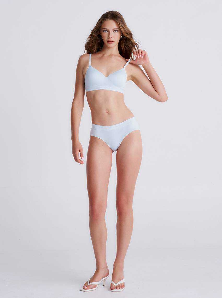 SOFT & COZY กางเกงในทรงบิกินี่ รหัส SUT25014BL - สีฟ้า