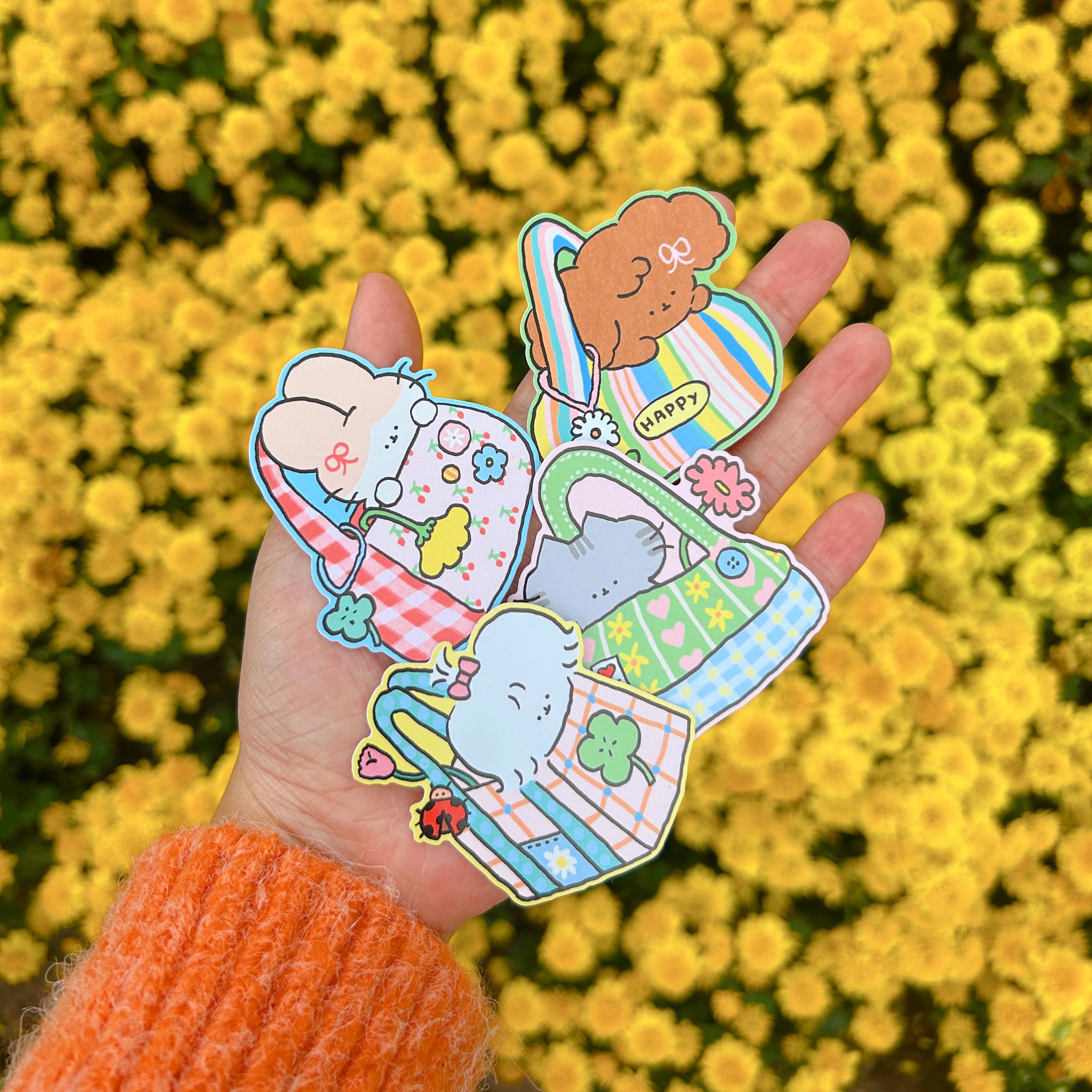 Sticker die-cut (Nong in a bag)