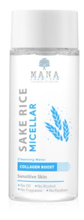 (สินค้าพรีออเดอร์)Mana SAKE RICE - Perfect MICELLAR Cleansing Water - COLLAGEN Boost