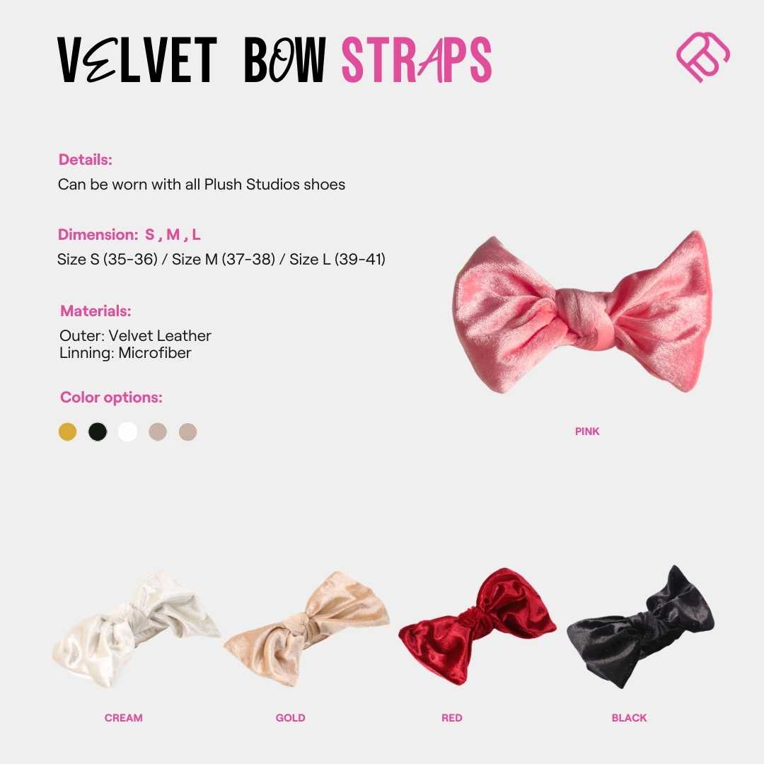 [Add on] strap - Velvet Bow