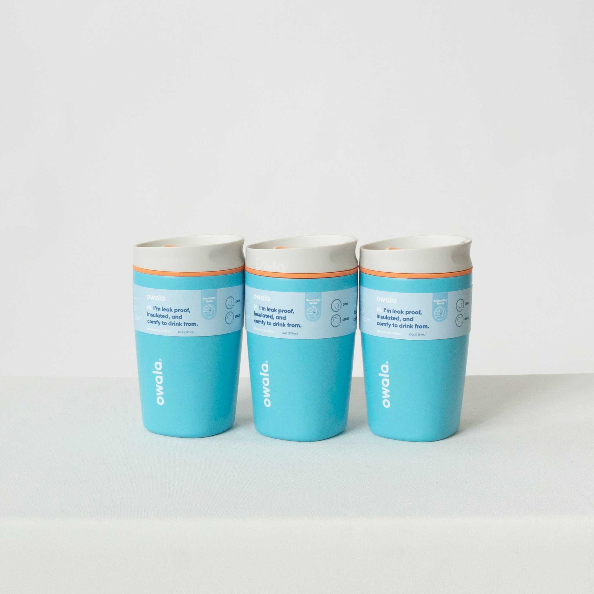 Owala SmoothSip® Slider 12oz (Beachy Breeze)