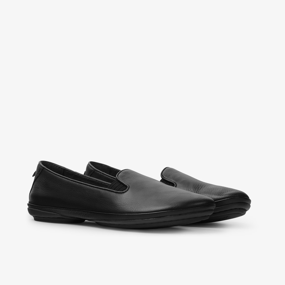 CAMPER  22017-013 รองเท้าลำลองหนัง ผู้หญิง รุ่น RIGHT NINA สีดำ ( CAS )
