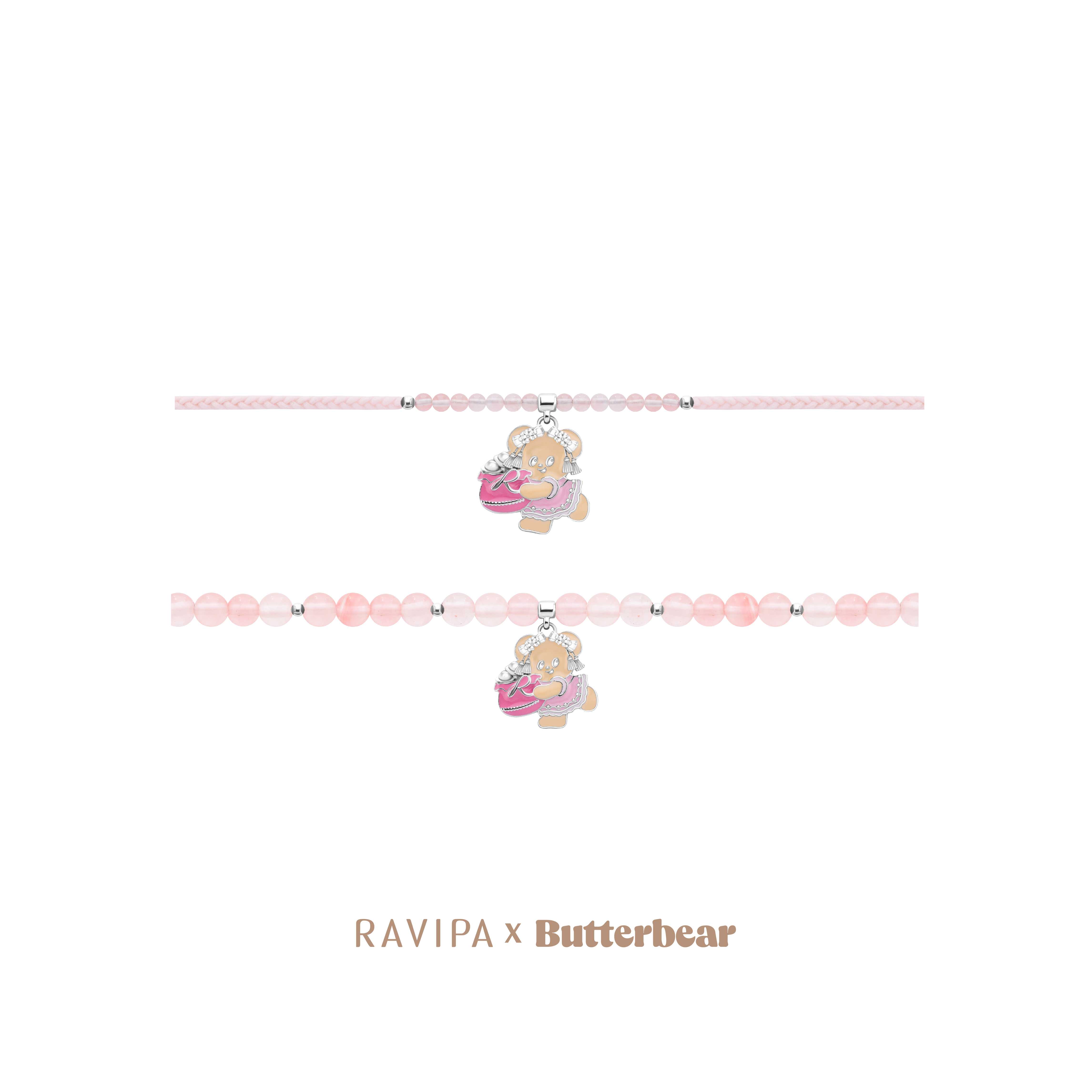 Butterbear Golden-Bucket Bracelet