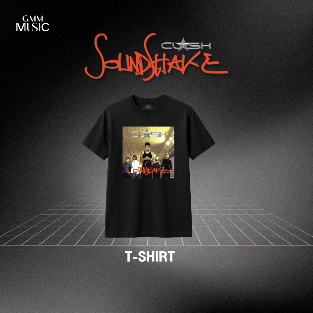 GMM MUSIC : PRE-ORDER T-Shirt Clash SoundShake ปกอัลบั้ม