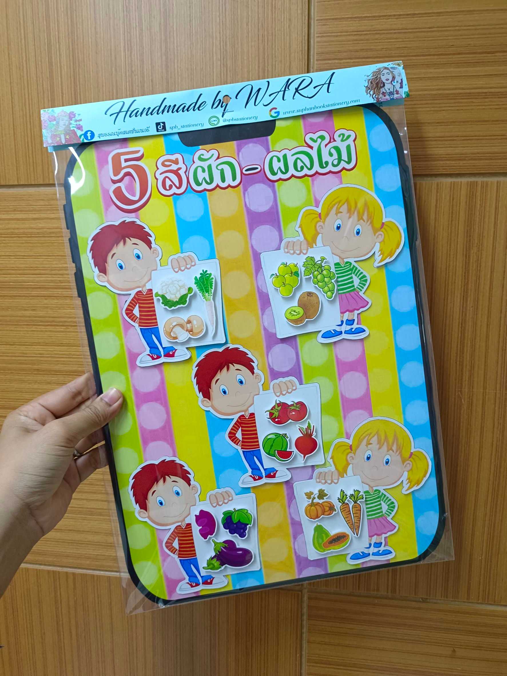 งานสื่อ ซัมซุง 5 สี ผัก - ผลไม้ งานฟิวเจอร์ งานฝีมือ