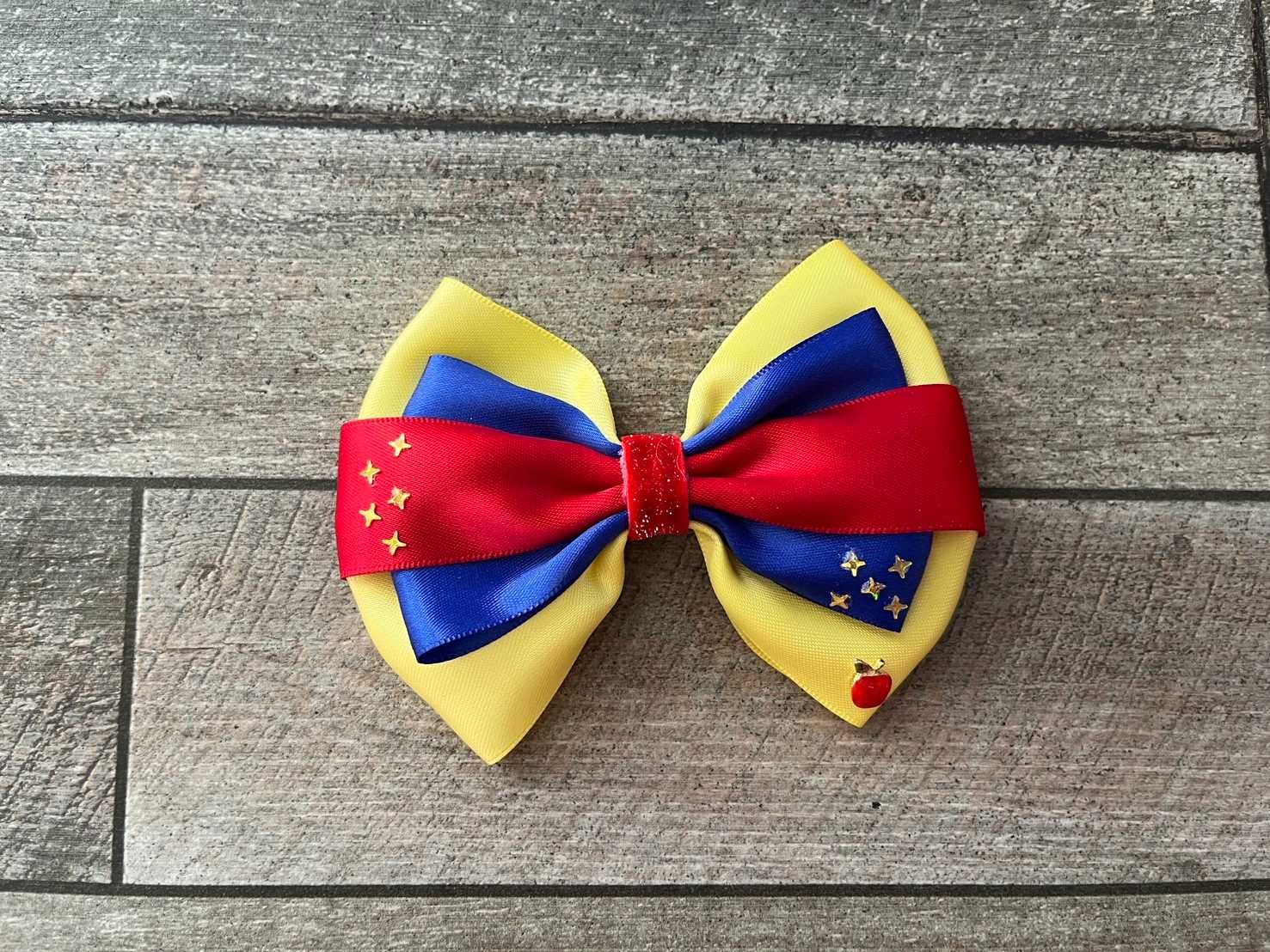 Ribbonsmom โบว์ติดผม โบว์เดี่ยว กิ๊บติดผมเด็กผู้หญิง Princess collection ลาย Snowwhite
