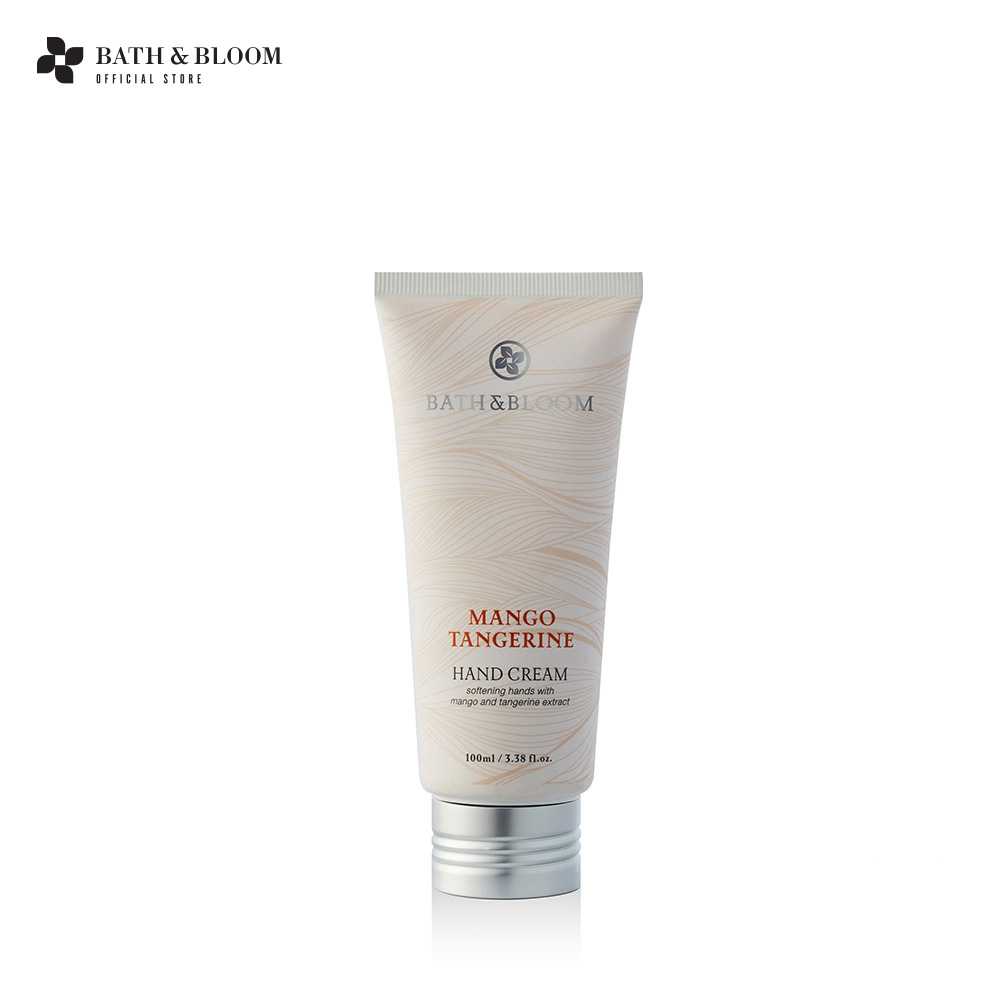 BATH & BLOOM Mango Tangerine Hand Cream 100ml ผลิตภัณฑ์ ครีมบำรุงผิวมือและเล็บ กลิ่นมะม่วง ส้ม