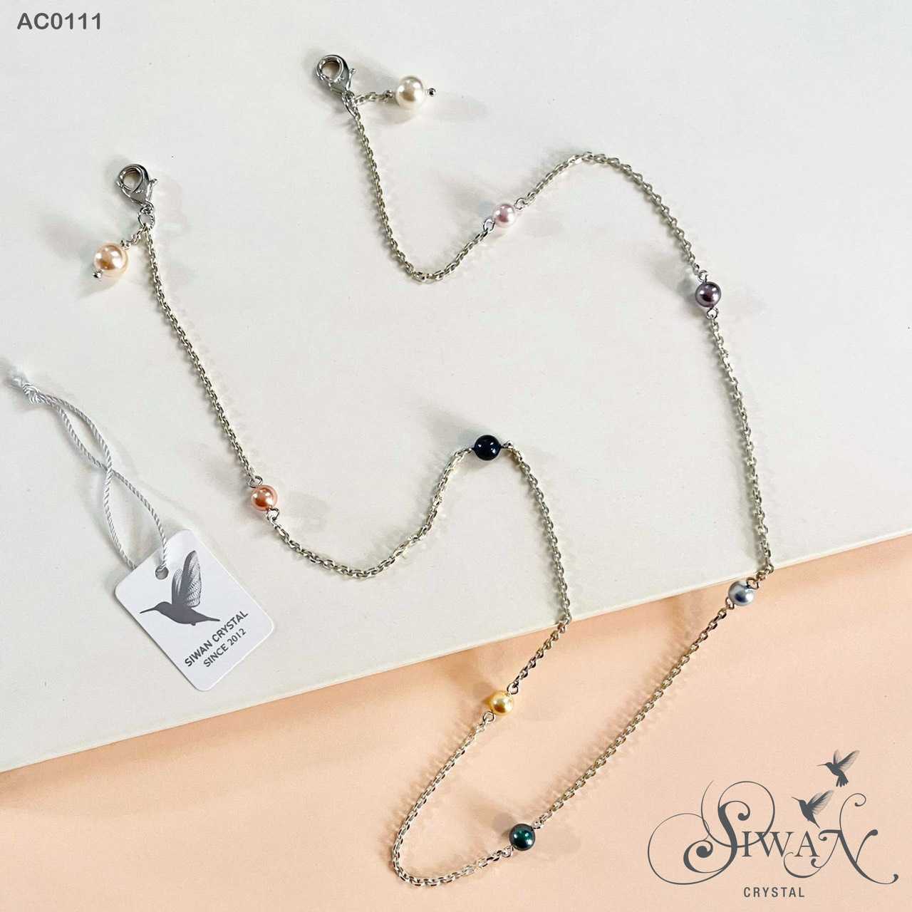 Colorful Dangle Pearl 3 in 1 Strap