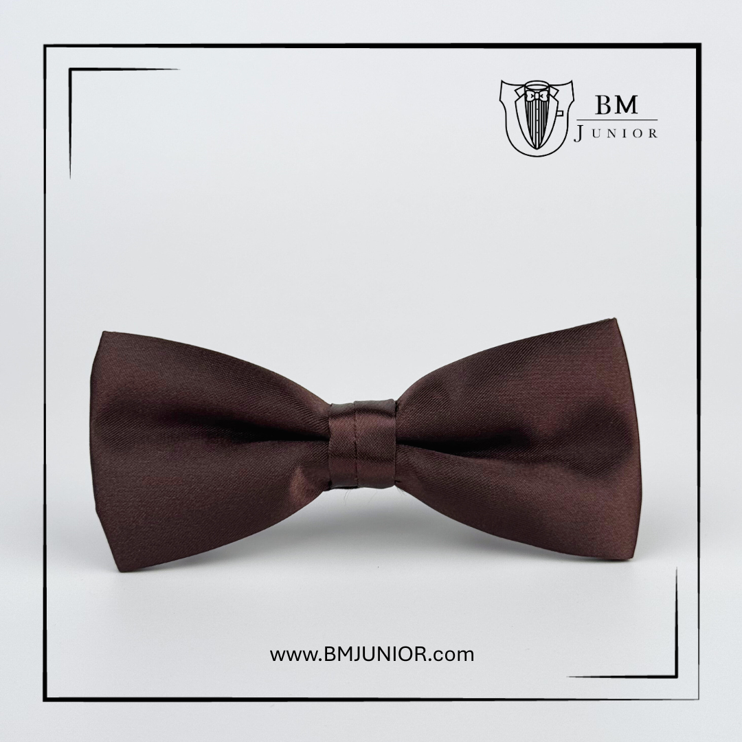 หูกระต่ายสำเร็จรูป สีน้ำตาลเข้ม | Dark Brown Bowtie