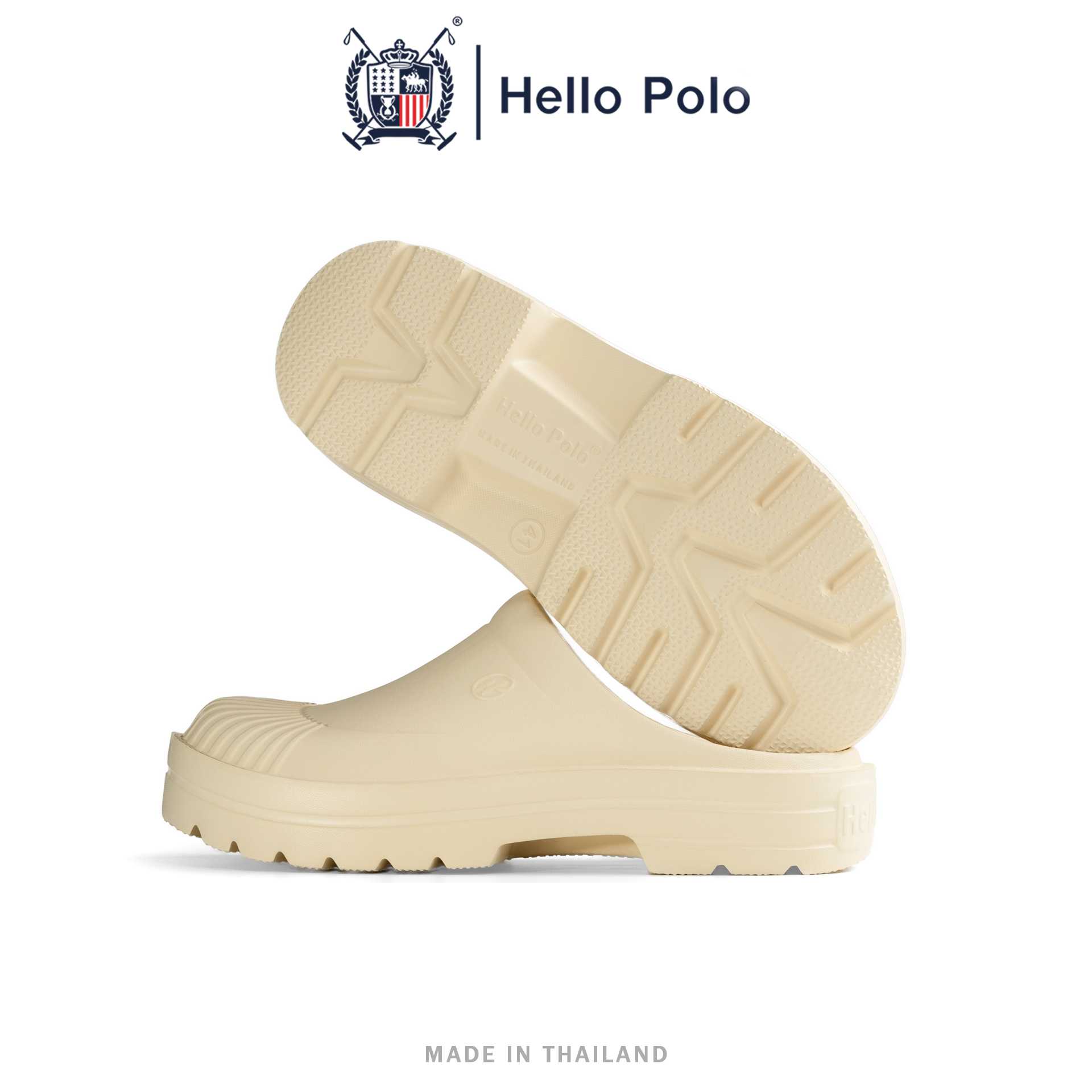 Hello Polo รุ่น HP8045 รองเท้าเปิดส้น สำหรับผู้ชาย นุ่มสบาย กันน้ำ กันลื่น Size 40-45