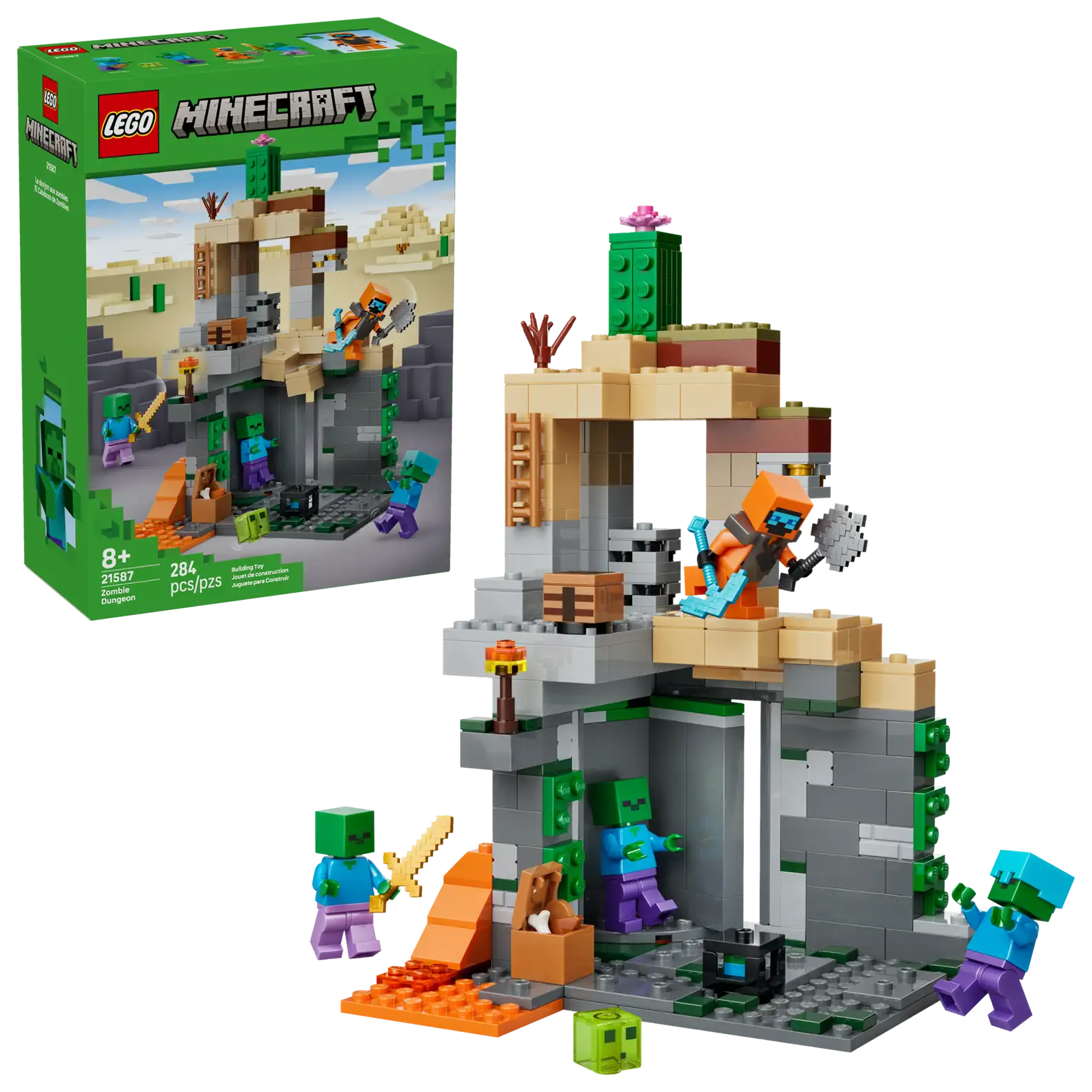 LEGO 21587-ZOMBIE DUNGEON(สินค้าซื้อแล้วไม่รับเปลี่ยนคืน)