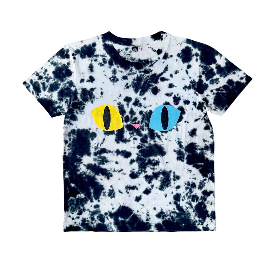 Tie-Dye Cow Cat T-Shirt