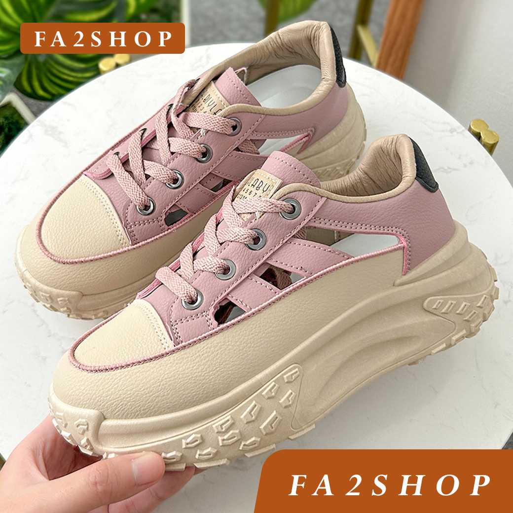 รหัส FQ152 รองเท้าผ้าใบส้นตึก