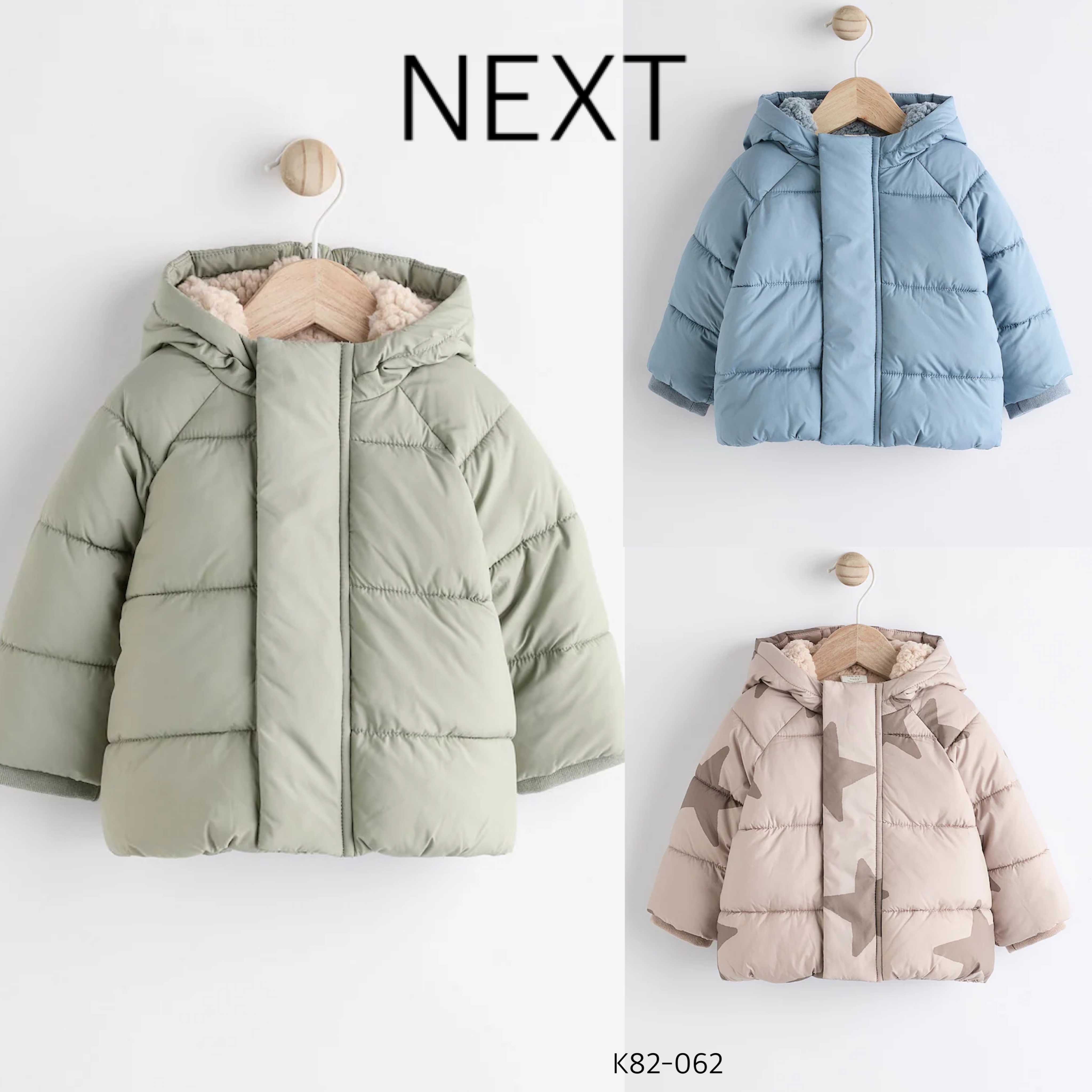 Preorder12-18วัน-(NEXT) แจ๊คเก็ตบุขนข้างใน ติดลบได้-5 องศา /Sz 0-2yrs