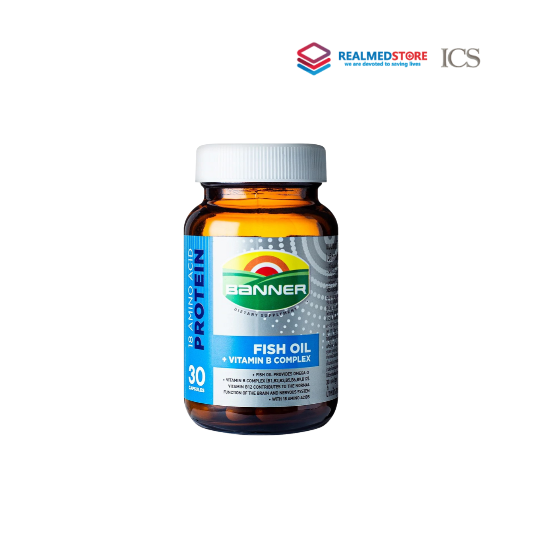 BANNER HI-B WITH FISH OIL 30 แคปซูล