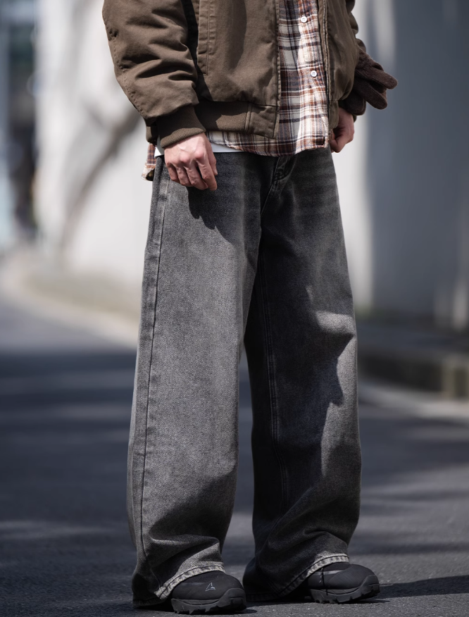 BELLKENIDEA Washed Jeans