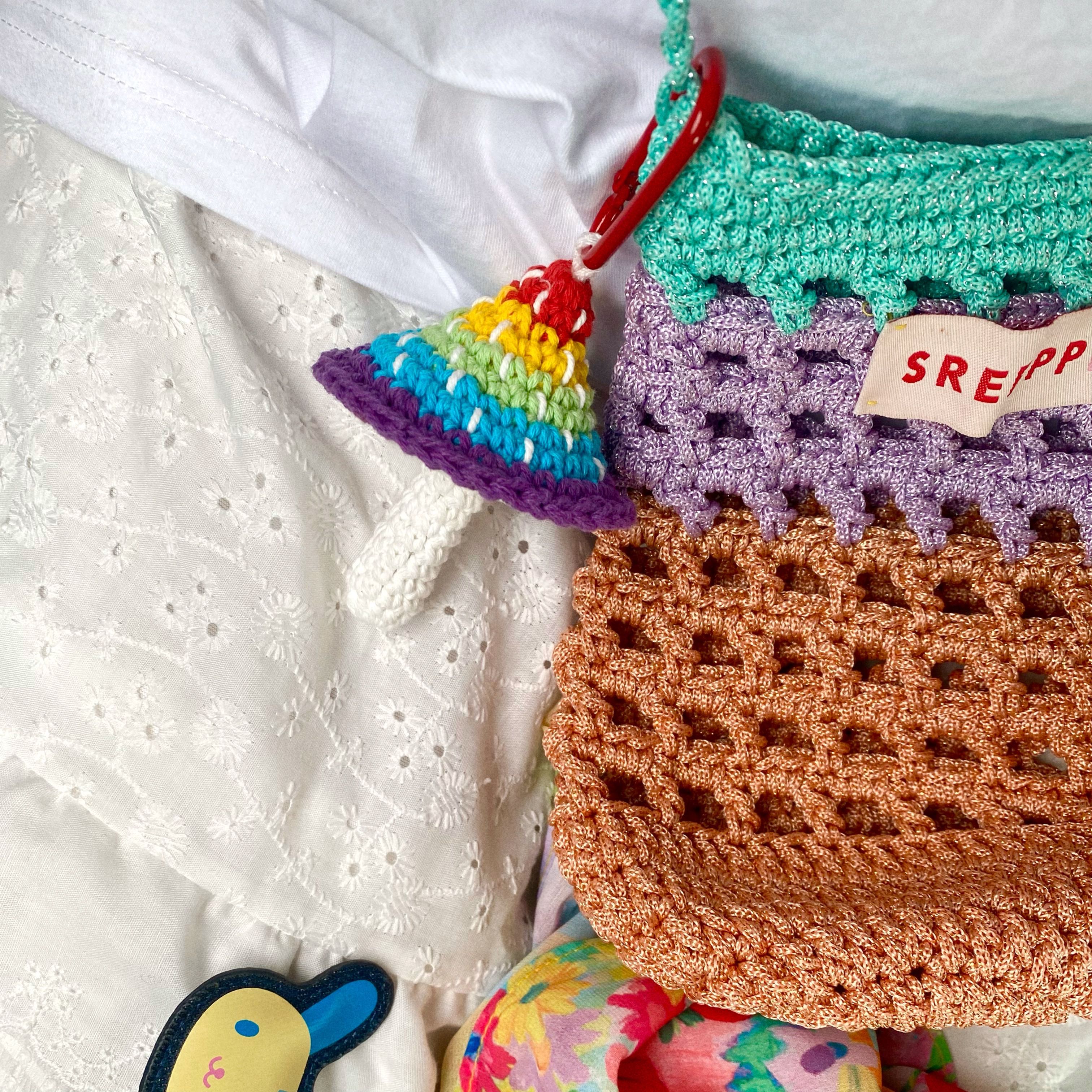 Mushroom keychain (Rainbow)