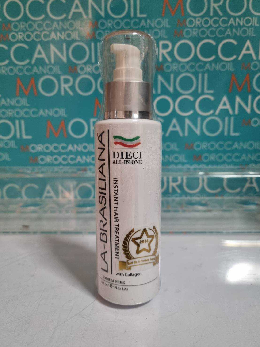 La brasiliana Dieci all in one instant hair treatment 125ml อาหารผมสูตรเคราตินเข้มข้น