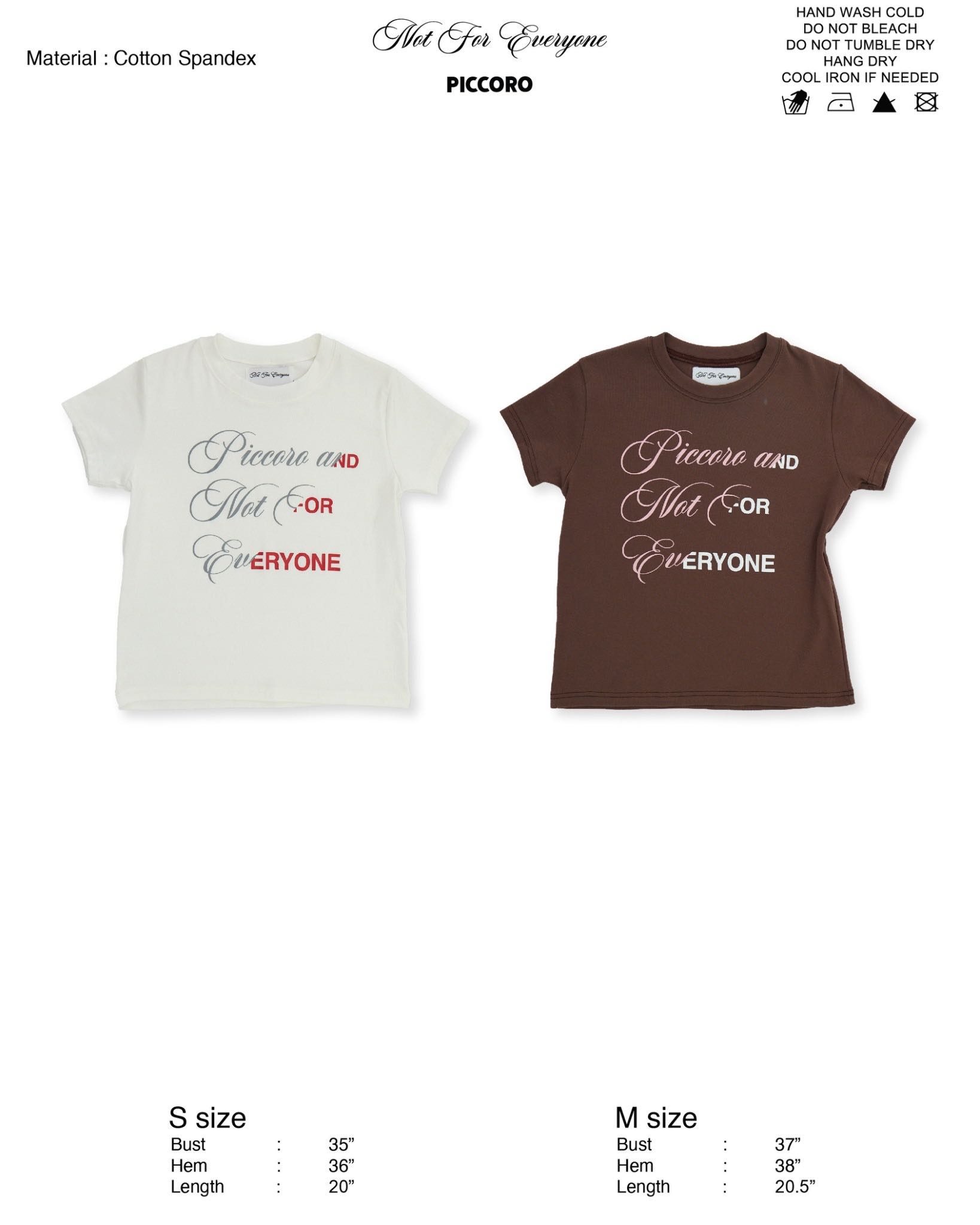 NFE x PICCORO - Baby Tee