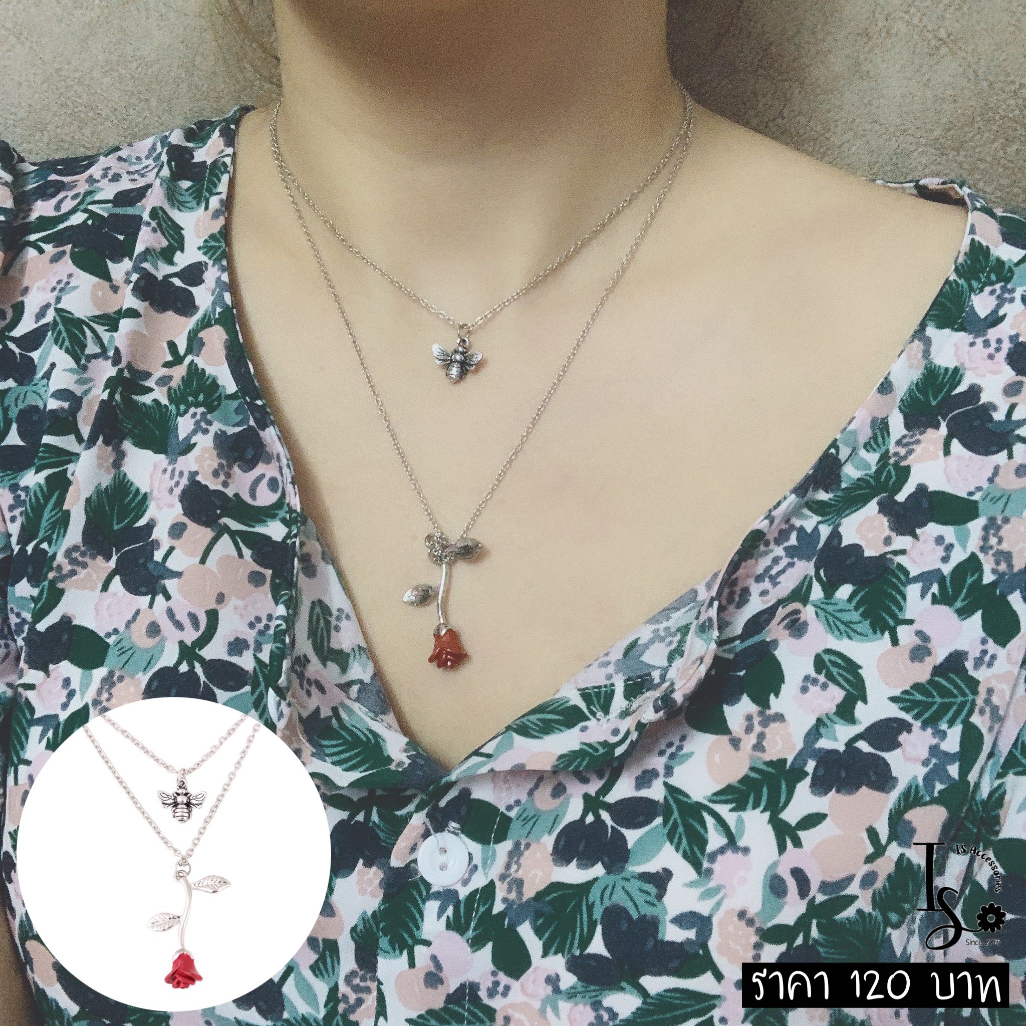 ✿SA10 | Red Rose Necklace 
