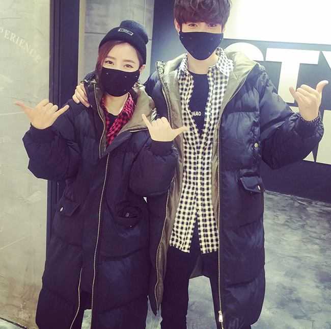 Coat for winter เสื้อโค้ทแบบยาว กันหนาว มีฮู้ด