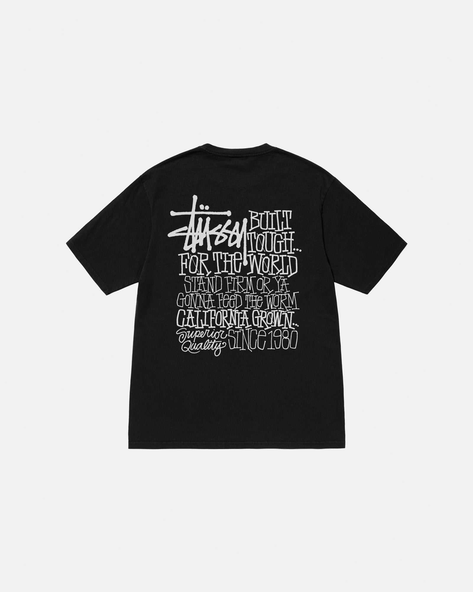 STUSSY CALIFORNIA GROWN TEE PIGMENT DYED