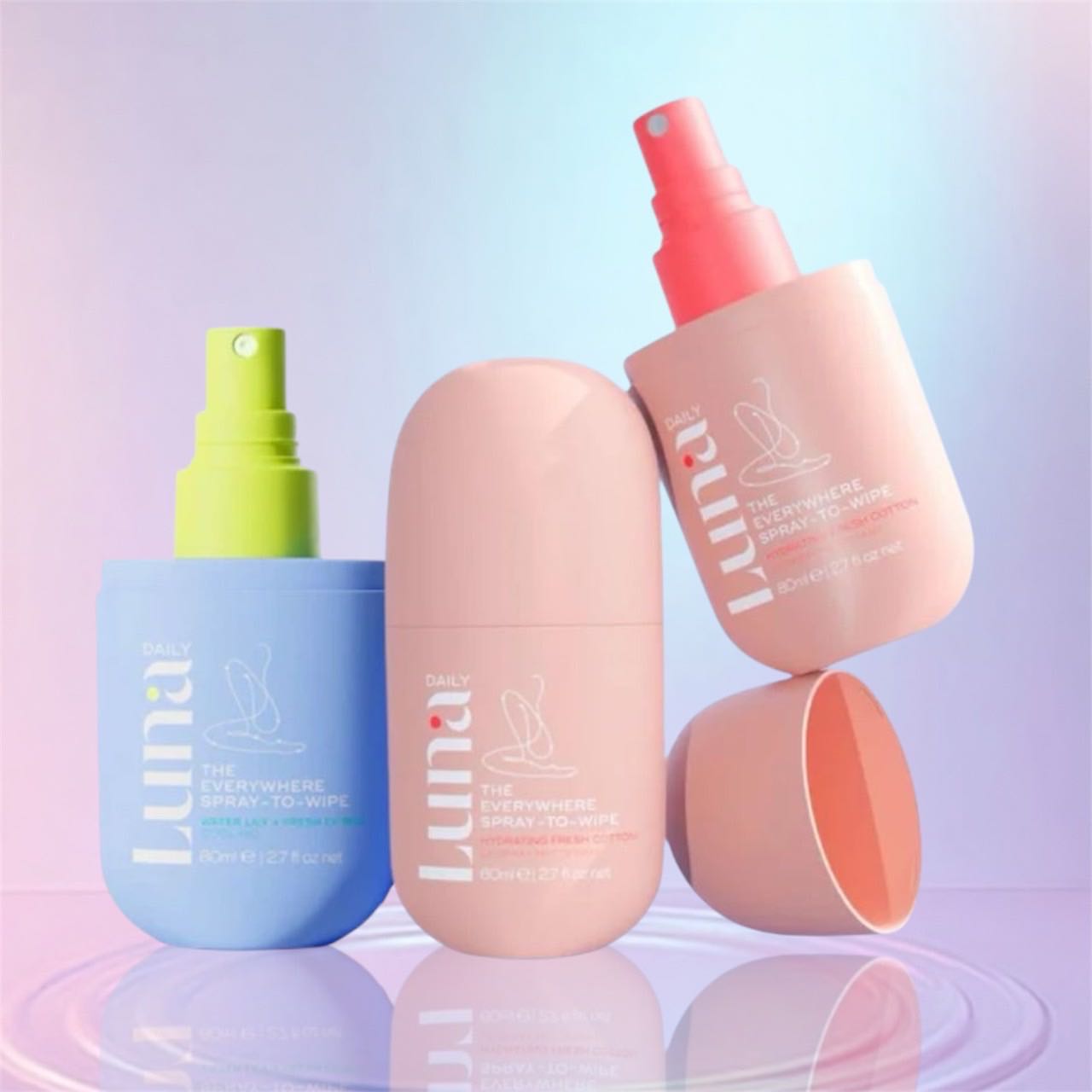 Luna Daily The Everywhere Spray-To-Wipe ขนาด 80 ml จากอเมริกา พร้อมส่ง
