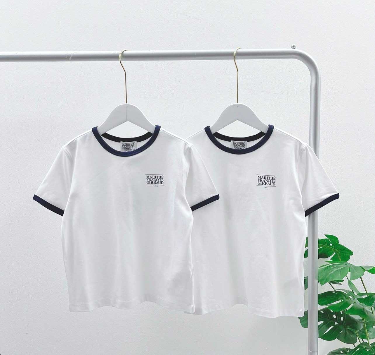 Marithe Enfant Classic Logo Ringer Tee ( Kids)