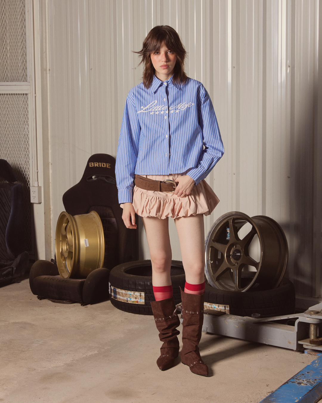 (Look12) Trackside Woman Shirt